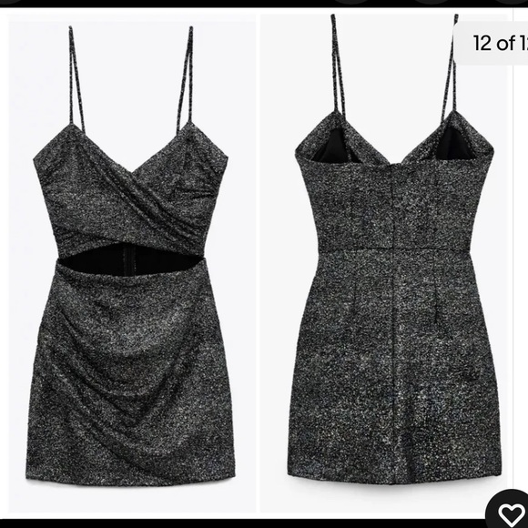 Zara Sparkle Mini Dress - Picture 9 of 10